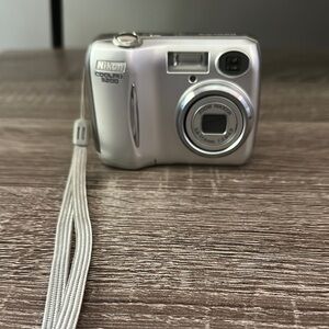 Nikon Silver Digital Camera Compact Design